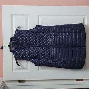 Talbots long puffer vest size large